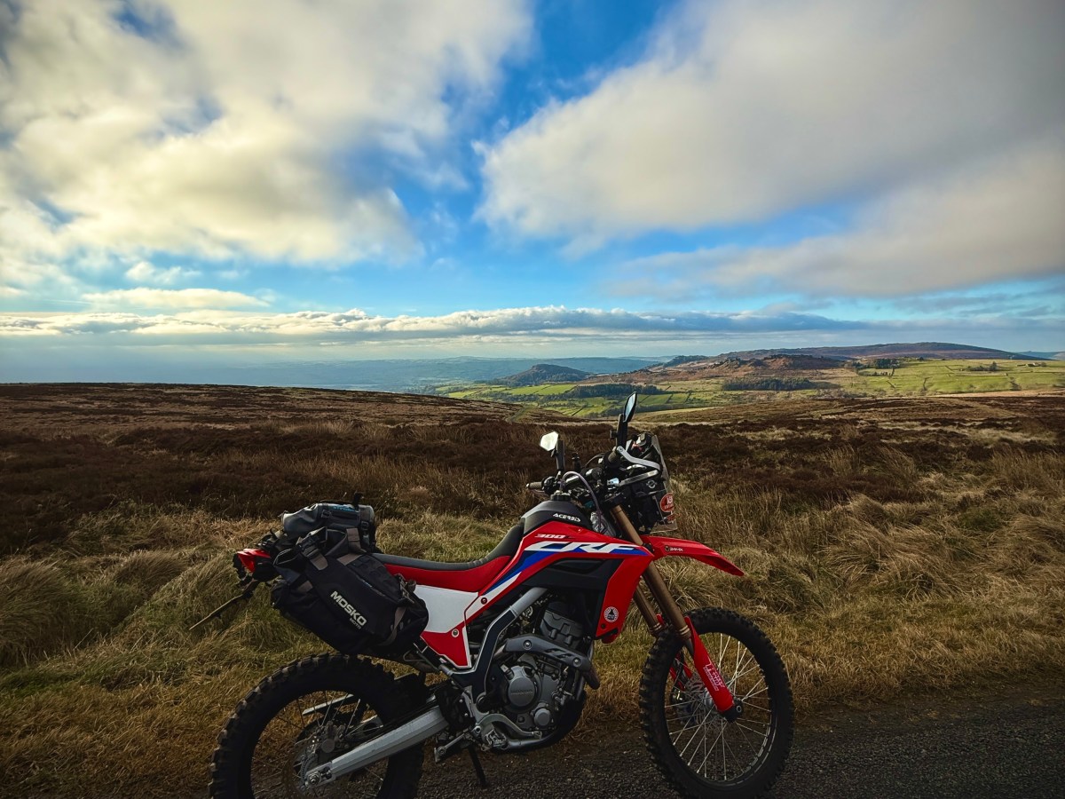 Winter Riding in the Peak District: Honda CRF300L, Flash Bar Cafe and the&nbsp;Roaches