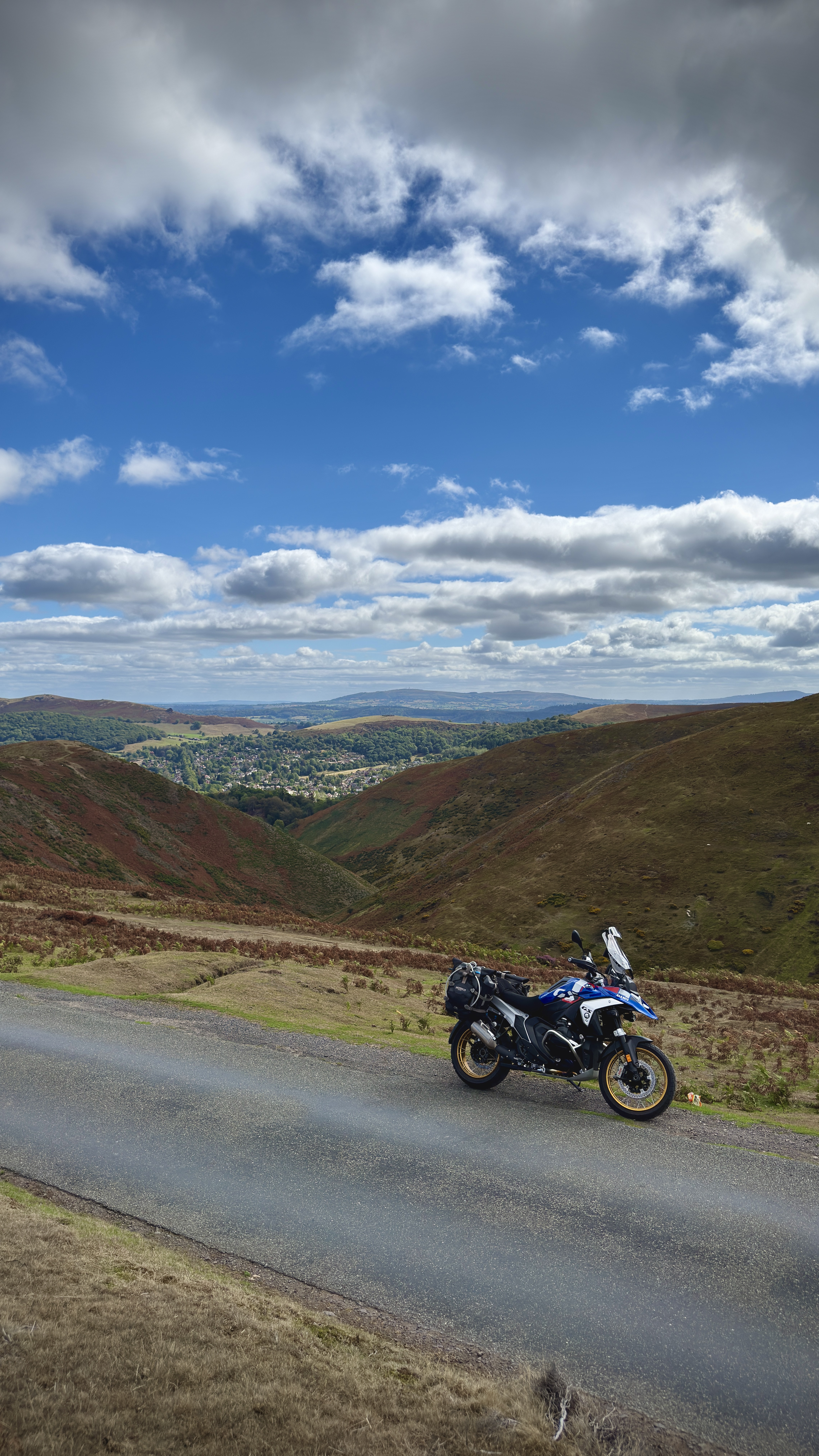 Top Motorcycle Routes in Shropshire: The Long Mynd